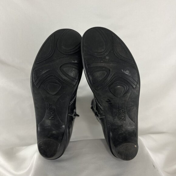 Naot Grey Patent Ankle Boots Womens EU Size 37 - Picture 9 of 11